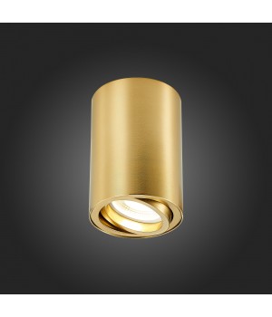 ST108.207.01 Светильник потолочный Золотистый GU10 1*50W IP20 D70xH100 220V Без ламп TORUS-foto5