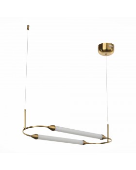 SL6004.313.02 Подвес ST-Luce Латунь/Белый LED 2*10W 3000K OLBIA-foto2