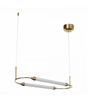 SL6004.313.02 Подвес ST-Luce Латунь/Белый LED 2*10W 3000K OLBIA-foto2