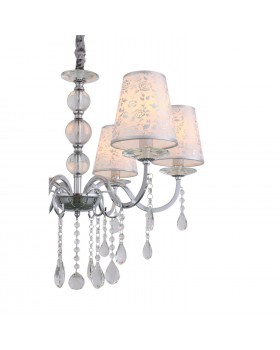 SL176.103.06 Люстра подвесная ST-Luce Хром, Прозрачный/Белый, Хром E14 6*40W AUMENTATO-foto3