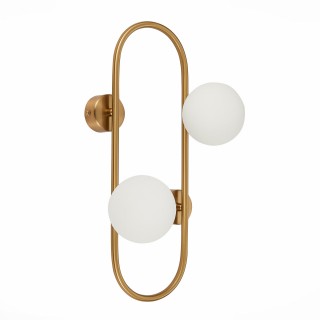 SL1149.301.02 Бра ST-Luce Латунь/Белый G9 2*5W VERA-foto2