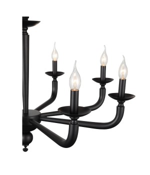 SL1114.403.08 Люстра подвесная ST-Luce Черный E14 8*40W FORTEZA-foto10