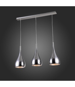 SL874.113.03 Люстра подвесная ST-Luce Хром/Хром E27 3*40W GOCCE-foto3