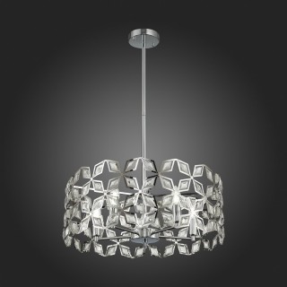 SL1104.103.05 Светильник подвесной ST-Luce хром/прозрачный E14 5*60W CASTO-foto3