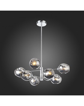 SL1500.103.08 Светильник подвесной ST-Luce Хром/Дымчатый E14 8*40W FOVIA-foto8