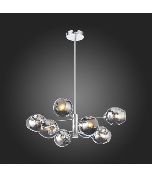 SL1500.103.08 Светильник подвесной ST-Luce Хром/Дымчатый E14 8*40W FOVIA-foto8