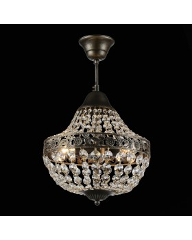 SL669.403.03 Люстра подвесная ST-Luce Черное золото/Прозрачный E14 3*40W ANTICATO-foto2