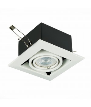 ST250.558.01 Св-к встр. Черный, Белый GU10 1*50W IP20 L126xW126xH70 220V Без ламп HEMI-foto2