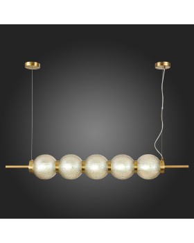 SL1155.303.05 Светильник подвесной ST-Luce Латунь/Коньячный E14 5*40W MARENA-foto7