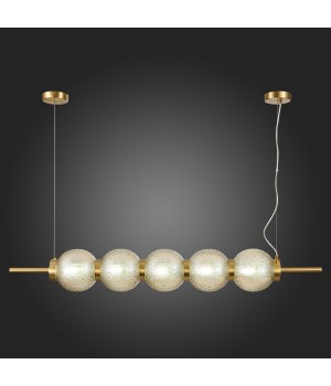 SL1155.303.05 Светильник подвесной ST-Luce Латунь/Коньячный E14 5*40W MARENA-foto7