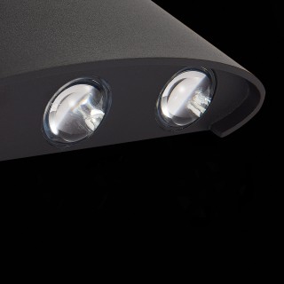 SL089.401.06 Светильник уличный настенный ST-Luce Черный кварцевый LED 6*1W 4000K BISELLO-foto6