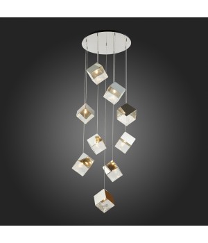 SL1182.103.09 Светильник подвесной ST-Luce Хром/Прозрачный, Хром G9 9*5W RIELLO-foto4