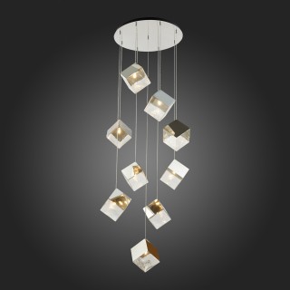 SL1182.103.09 Светильник подвесной ST-Luce Хром/Прозрачный, Хром G9 9*5W RIELLO-foto4