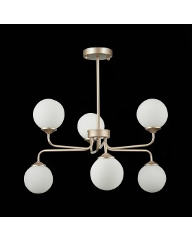 SLE106203-06 Светильник подвесной ST-Luce Золотистый/Белый G9 LED 6*5W REDJINO-foto4