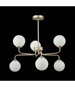 SLE106203-06 Светильник подвесной ST-Luce Золотистый/Белый G9 LED 6*5W REDJINO-foto4