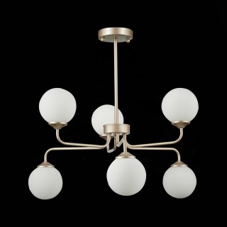 SLE106203-06 Светильник подвесной ST-Luce Золотистый/Белый G9 LED 6*5W REDJINO-foto4