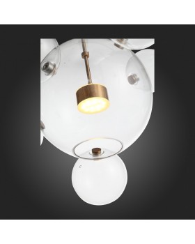 SL1133.213.01 Светильник подвесной ST-Luce Латунь/Прозрачный LED 1*14W 3000K BOPONE-foto9