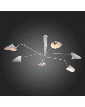 SL305.502.06 Люстра потолочная ST-Luce Белый/Белый E27 5*60W SPRUZZO-foto18