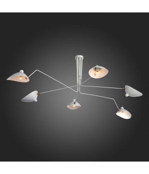 SL305.502.06 Люстра потолочная ST-Luce Белый/Белый E27 5*60W SPRUZZO-foto18