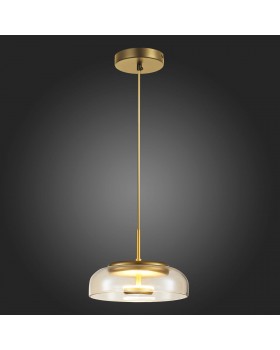 SL6002.203.01 Подвес ST-Luce Золотистый/Янтарный LED 1*7W 4000K LAZIO-foto3