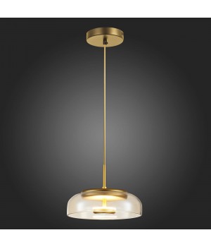 SL6002.203.01 Подвес ST-Luce Золотистый/Янтарный LED 1*7W 4000K LAZIO-foto3