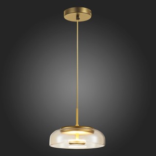 SL6002.203.01 Подвес ST-Luce Золотистый/Янтарный LED 1*7W 4000K LAZIO-foto3