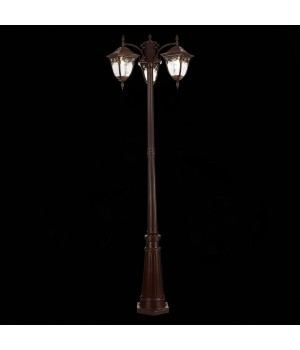 SL083.705.03 Светильник уличный наземный ST-Luce Кофейный/Кофейный, Прозрачный E27 3*60W CHIANI-foto9