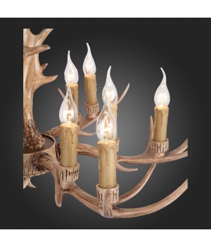 SL153.703.12 Люстра подвесная ST-Luce Светло-Коричневый E14 12*40W RENNA-foto3