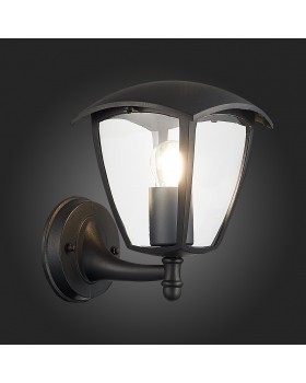 SL081.401.01 Светильник уличный настенный ST-Luce Черный/Черный, Прозрачный E27 1*40W SIVINO-foto7