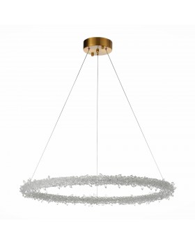 SL6105.213.01 Люстра подвесная ST-Luce Золотистый/Прозрачный LED 1*73W 3000 - 6500K Lucchero-foto2