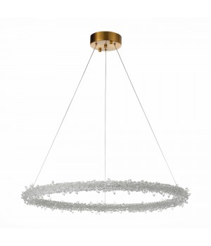 SL6105.213.01 Люстра подвесная ST-Luce Золотистый/Прозрачный LED 1*73W 3000 - 6500K Lucchero-foto2