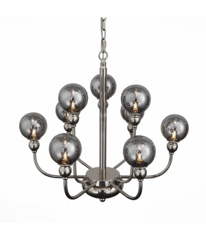 SL552.103.09 Люстра подвесная ST-Luce Никель/Дымчатый G9 9*5W FUNHI-foto2