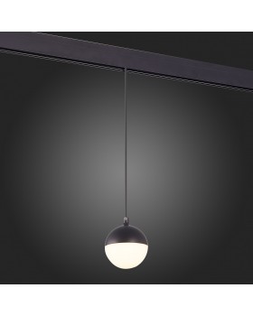 ST358.443.07 Магнитный трековый светильник подвесной Черный LED 1*7W 4000K 520Lm Ra>80 120° IP20 D90xH90 48V PIBOLE-foto7
