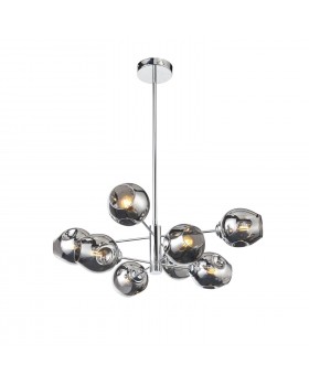 SL1500.103.08 Светильник подвесной ST-Luce Хром/Дымчатый E14 8*40W FOVIA