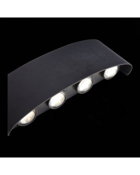 SL089.401.08 Светильник уличный настенный ST-Luce Черный кварцевый LED 8*1W 4000K BISELLO-foto9