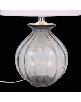 SL968.404.01 Прикроватная лампа ST-Luce Хром, Дымчатый/Белый E27 1*60W (из 2-х коробок) AMPOLLA-foto4