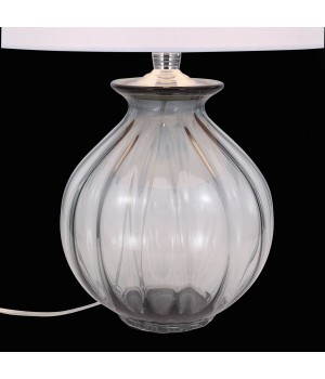 SL968.404.01 Прикроватная лампа ST-Luce Хром, Дымчатый/Белый E27 1*60W (из 2-х коробок) AMPOLLA-foto4