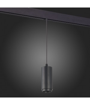 ST357.433.06 Магнитный трековый светильник подвесной ZOOM Черный LED 1*6W 3000K 667Lm Ra>80 10-60° IP20 D60xH120 48V ZIRO-foto8