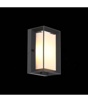 SL077.411.01 Светильник уличный настенный ST-Luce Черный/Белый LED 1*6W 3000K CUBISTA-foto3