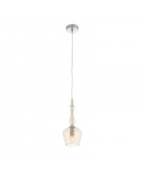 SL364.103.01 Подвес ST-Luce Хром/Янтарный E14 1*40W BIORNO