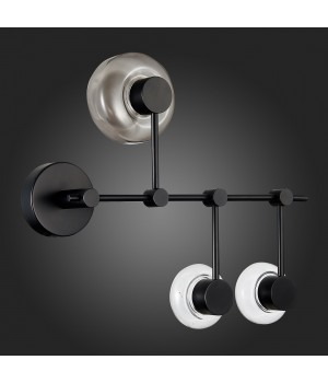 SL6005.401.03 Светильник настенно-потолочный ST-Luce Черный/Дымчатый, Прозрачный LED 3*3W 3000K Vallo-foto6