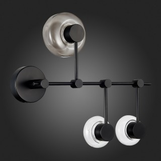 SL6005.401.03 Светильник настенно-потолочный ST-Luce Черный/Дымчатый, Прозрачный LED 3*3W 3000K Vallo-foto6