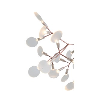 SL379.203.30 Люстра подвесная ST-Luce Медный/Белый LED 30*0,5W 3500K RAFINA-foto3