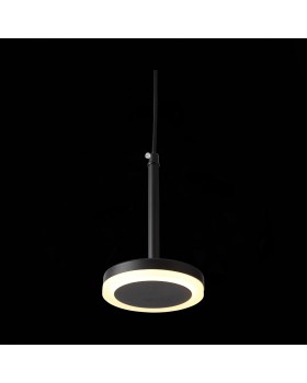 ST104.403.06 Светильник подвесной Черный LED 1*6W 3000K 468Lm Ra>80 120° D112xH184 170-240V CIAMELLA-foto5