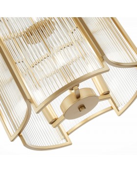 SL1234.203.08 Люстра подвесная ST-Luce Шампань/Прозрачный, Шампань E14 8*60W Cosenza-foto4