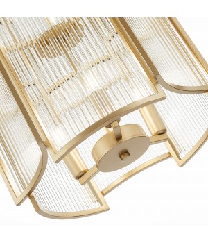 SL1234.203.08 Люстра подвесная ST-Luce Шампань/Прозрачный, Шампань E14 8*60W Cosenza-foto4