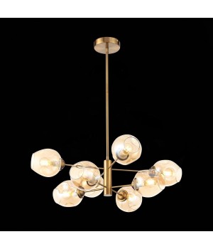 SL1500.203.08 Светильник подвесной ST-Luce Золотистый/Янтарный E14 8*40W FOVIA-foto5