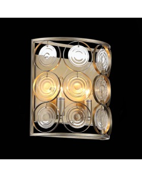 SL1105.201.02 Светильник настенный ST-Luce Золотистый с патиной/Золотистый, Прозрачный E14 2*60W SERANDA-foto4