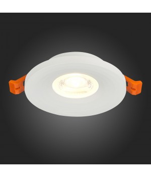 ST205.508.01 Св-к встр. Мат. белый GU10 1*50W D95xH27 220V Без ламп GERA-foto7