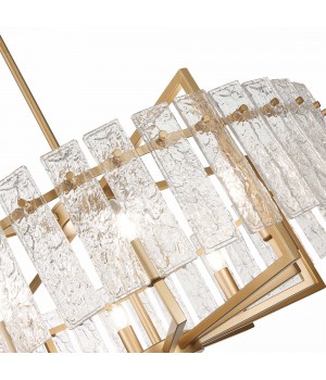 SL1632.203.08 Люстра подвесная ST-Luce Шампань/Прозрачный E14 8*60W MIRA-foto3